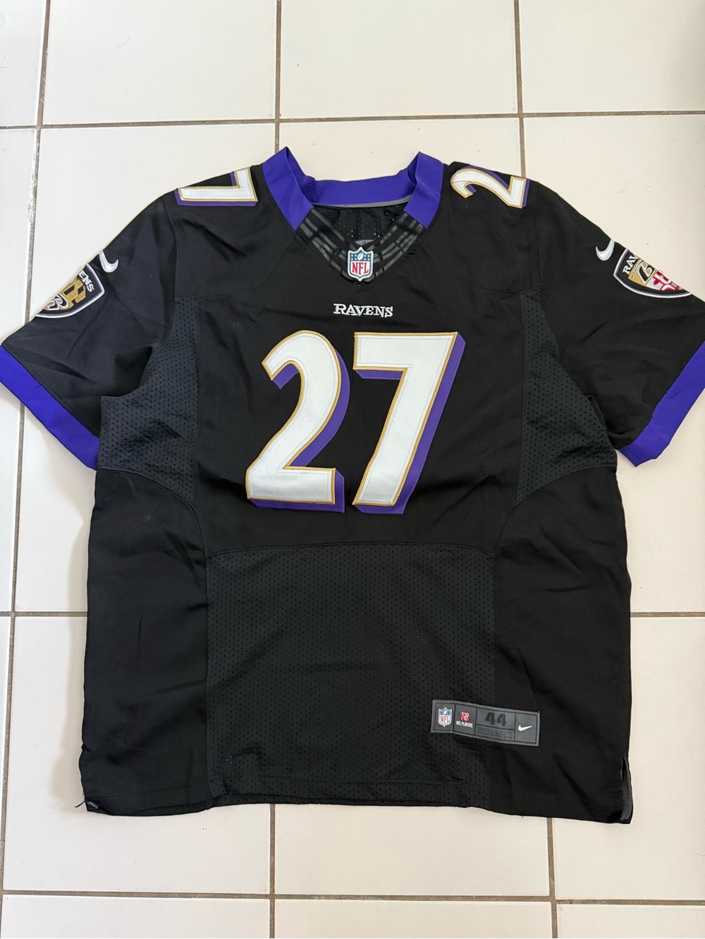 Nike Baltimore Ravens Ray Rice #27 Football Jersey - Black & Purple